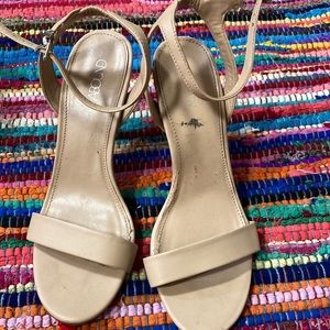 Abound Nude Open-Toe Sandal Heels